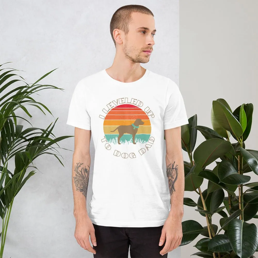 Leveled Up Dog Dad T-Shirt