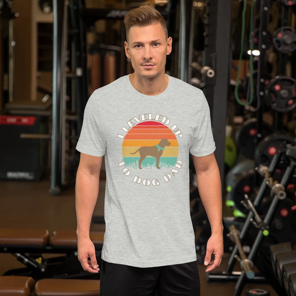 Leveled Up Dog Dad T-Shirt