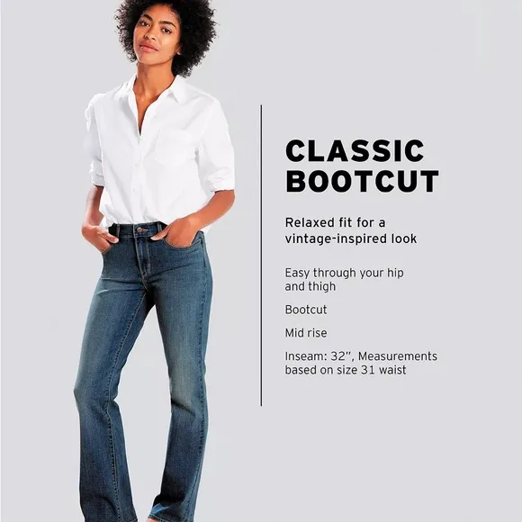 Levi’s classic boot cut in black
