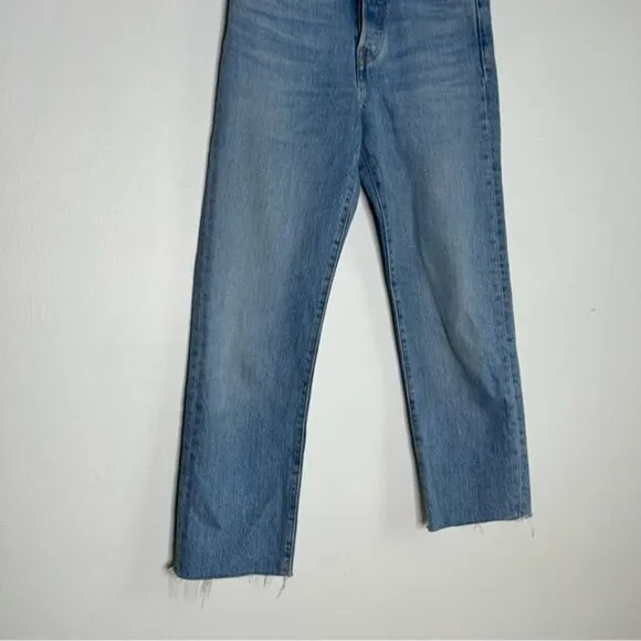 Levi’s Original Wedgie Straight Raw Hem Denim Premium Jeans