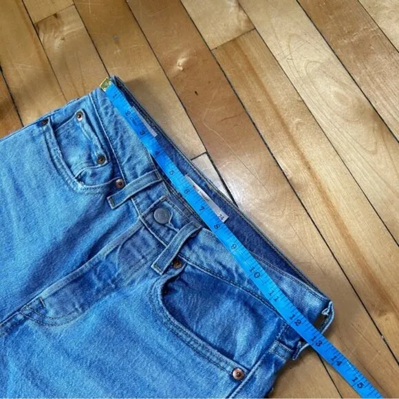 Levi’s Original Wedgie Straight Raw Hem Denim Premium Jeans