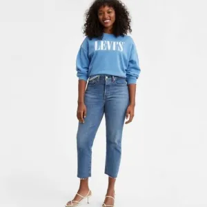 Levi’s Original Wedgie Straight Raw Hem Denim Premium Jeans
