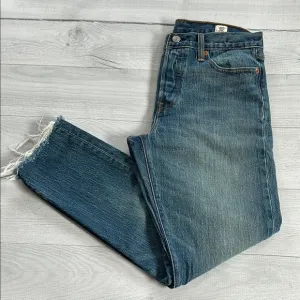 Levi's Wedgie White Oak Cone Denim Blue Denim Jeans Sz 29