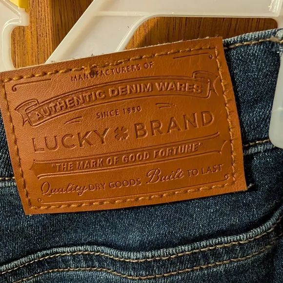 Lucky Brand Blue Straight Leg Jeans Mid Rise