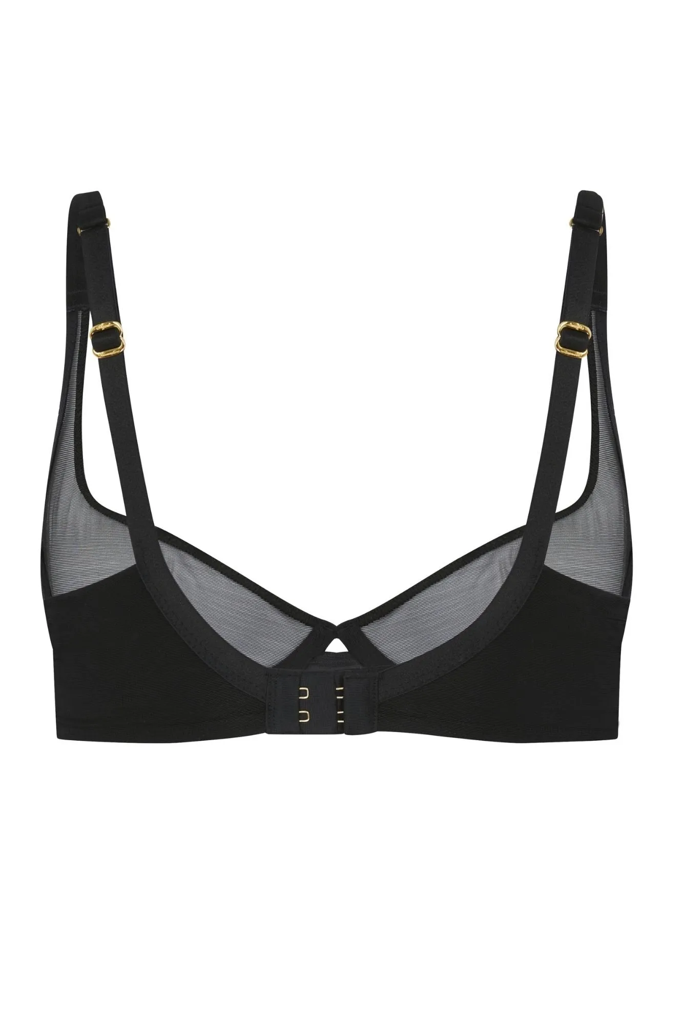Lucky Demi Cup Plunge Bra - Black