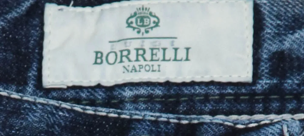 Luigi Borrelli Denim Blue Jeans - Extra Slim - 33 US / 49 EU