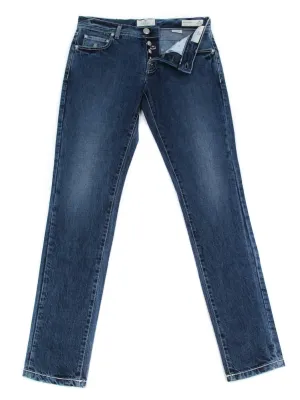 Luigi Borrelli Denim Blue Jeans - Extra Slim - 33 US / 49 EU