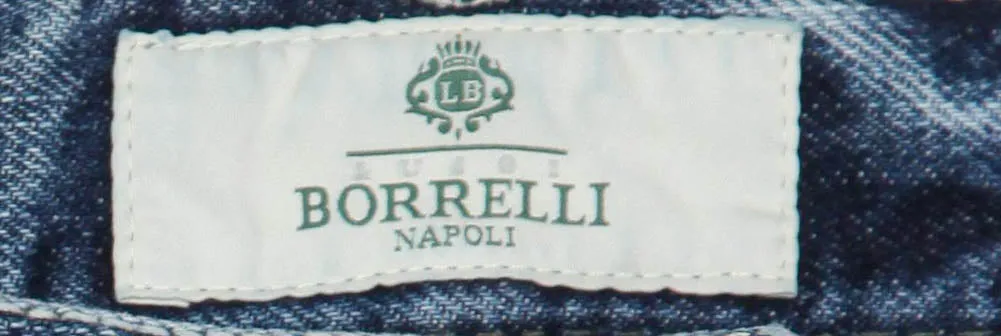 Luigi Borrelli Denim Blue Jeans - Super Slim - 33 US / 49 EU