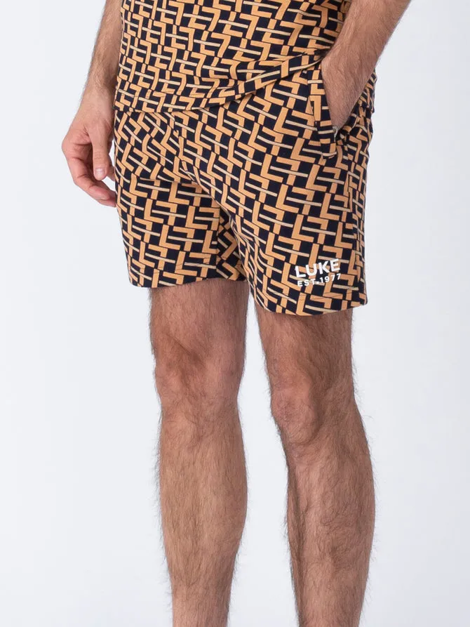 Luke 1977 Dominica Overprint Shorts Apricot