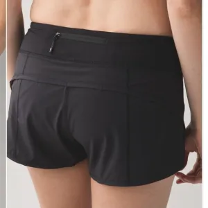 LULULEMON black speed shorts 8