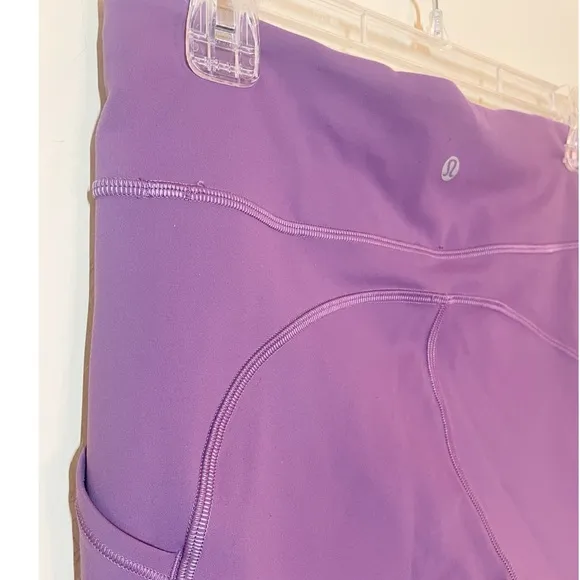 Lululemon Invigorate High Rise Short 8&quot; Grape Mauve