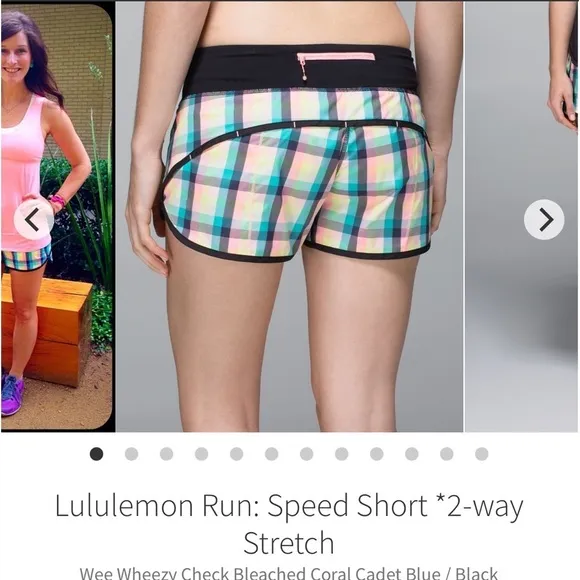 Lululemon Speed Up Shorts