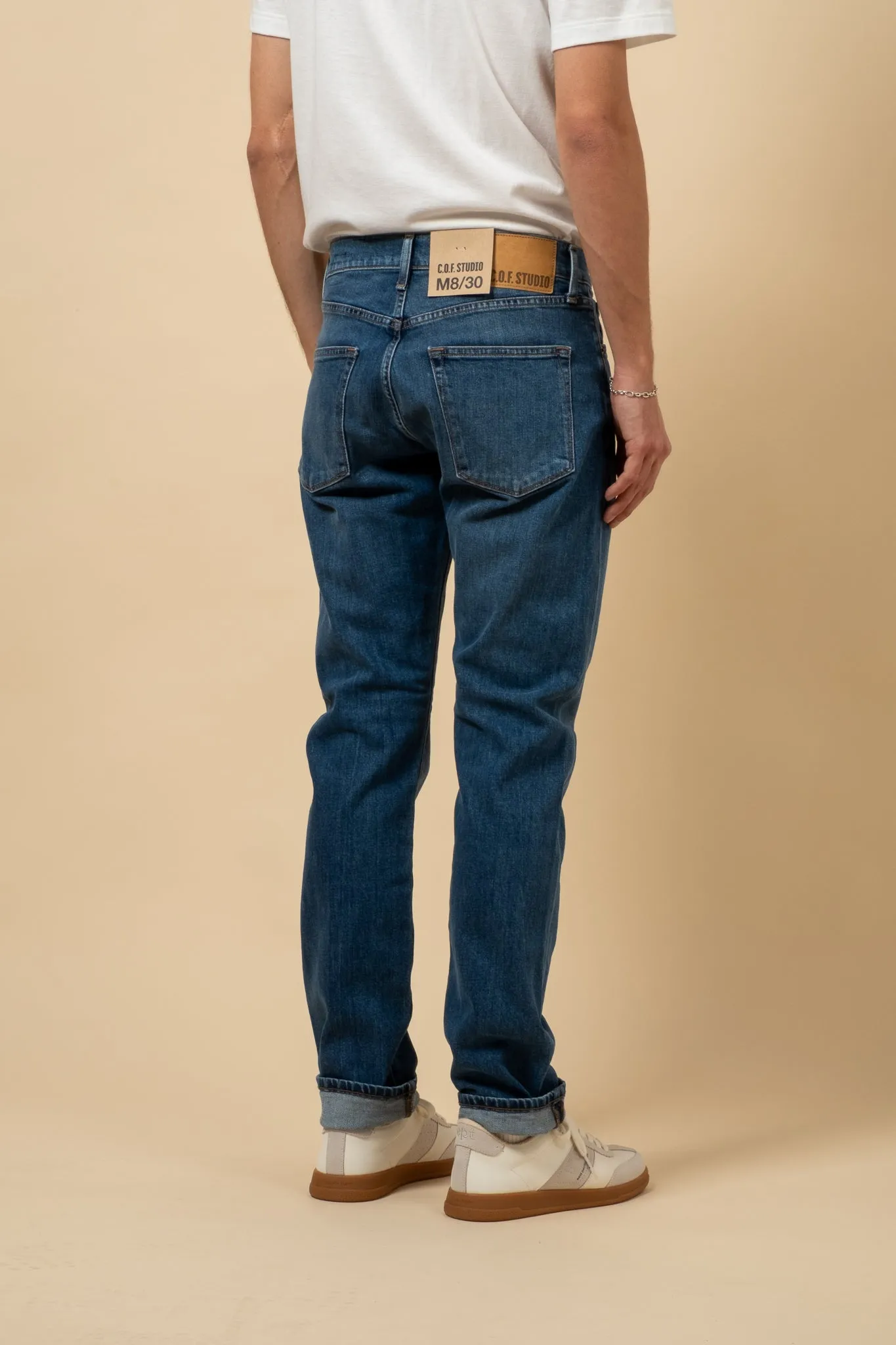 M8 Comfort Organic Indigo - Washed Blue