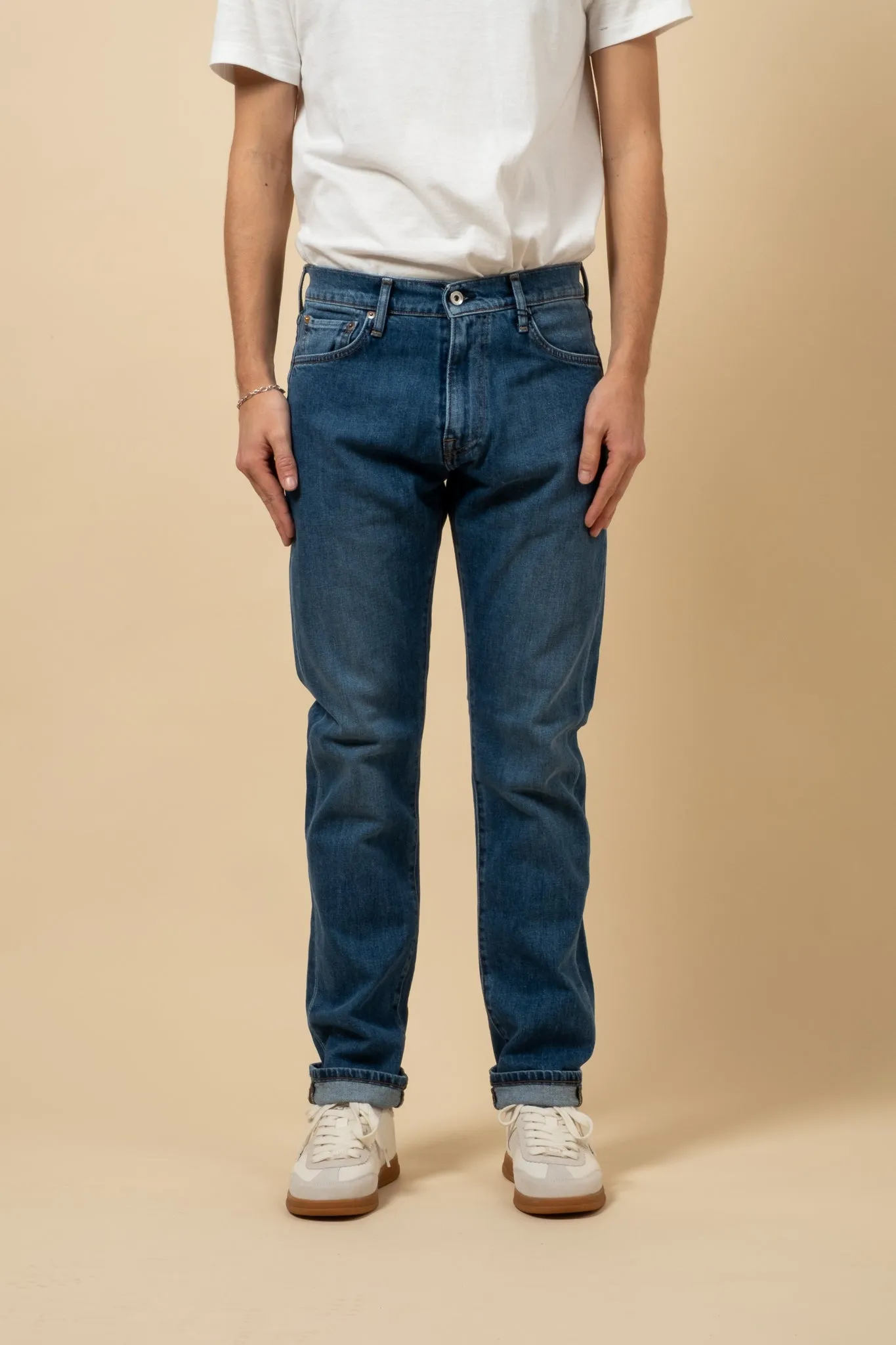 M8 Comfort Organic Indigo - Washed Blue