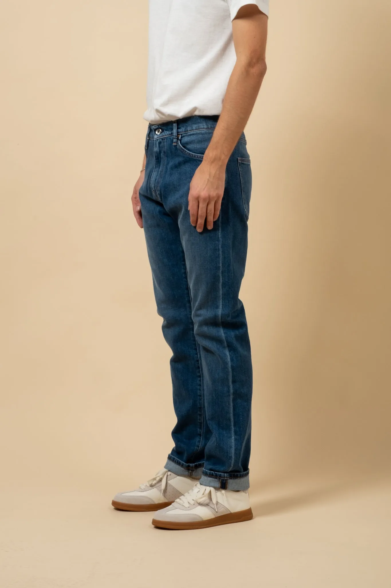 M8 Comfort Organic Indigo - Washed Blue