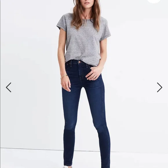 Madewell 29P 10” High Rise Skinny Jeans