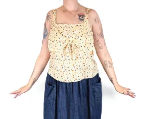 Madewell colourful top size 12