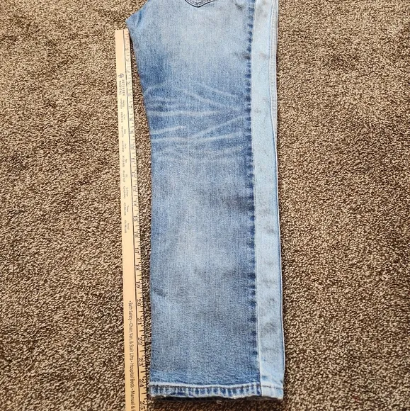 Madewell Cruiser Straight Jeans Two Tone Size 27