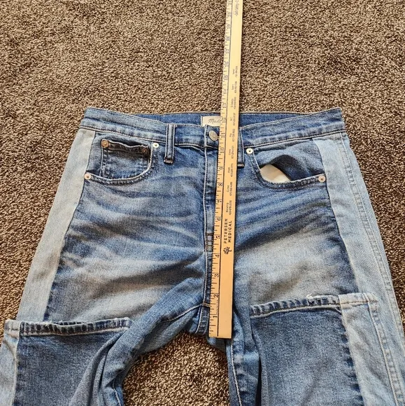 Madewell Cruiser Straight Jeans Two Tone Size 27