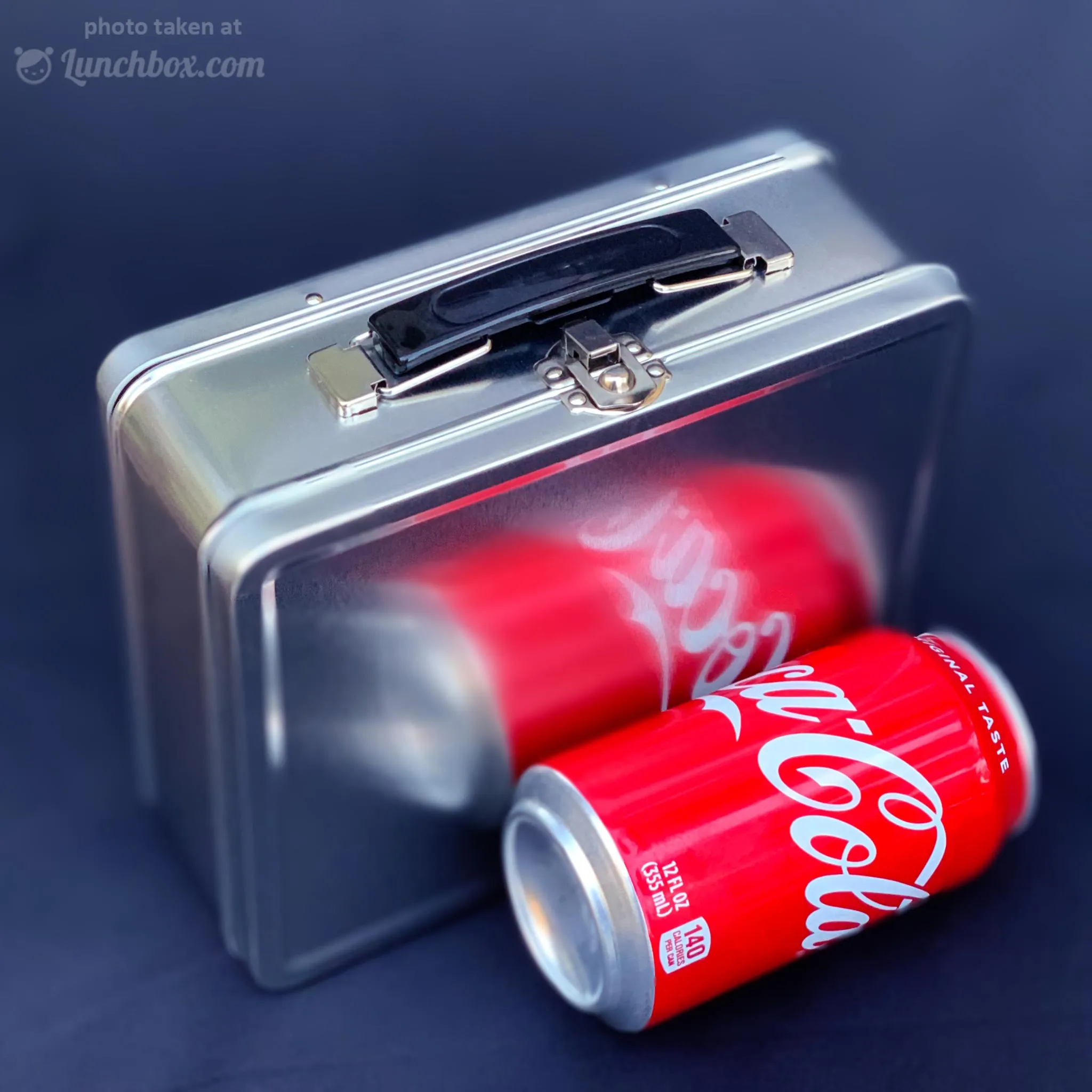 Medium Plain Metal Lunch Box
