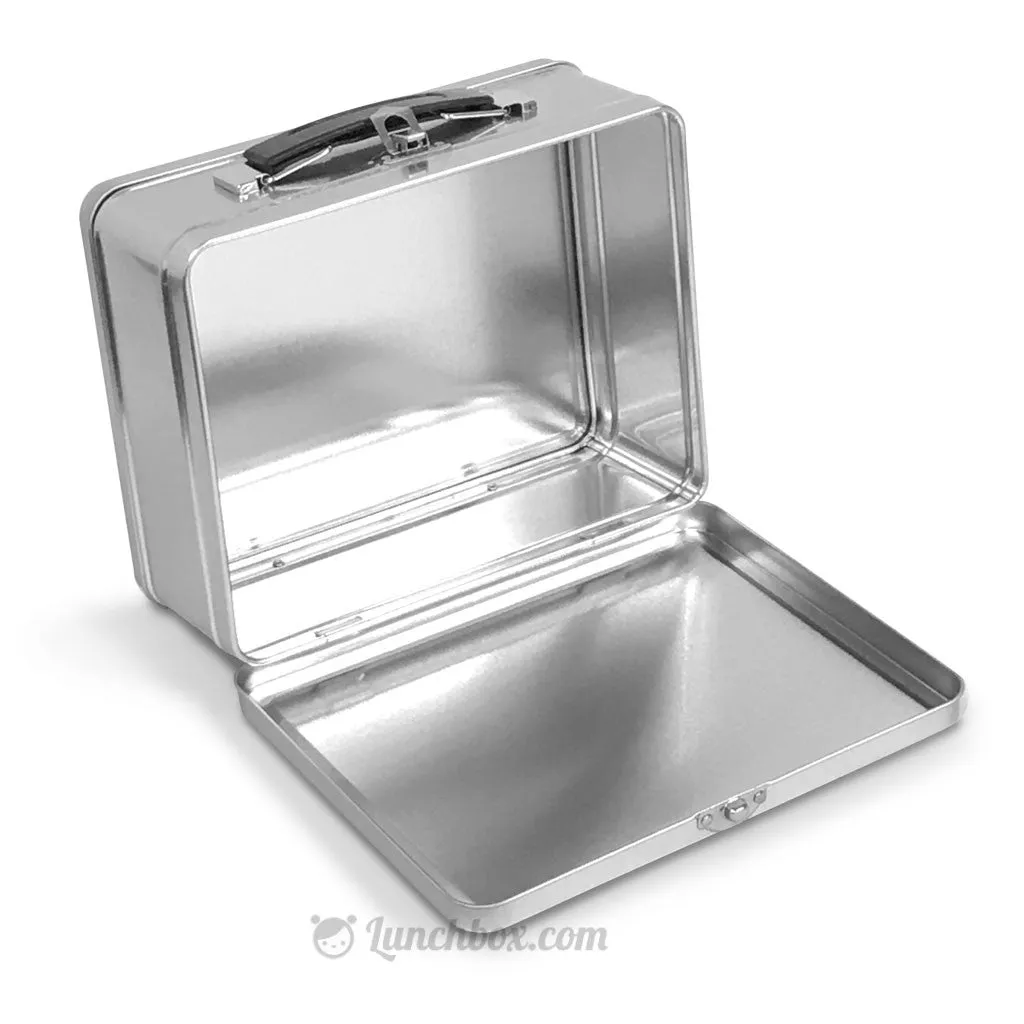 Medium Plain Metal Lunch Box
