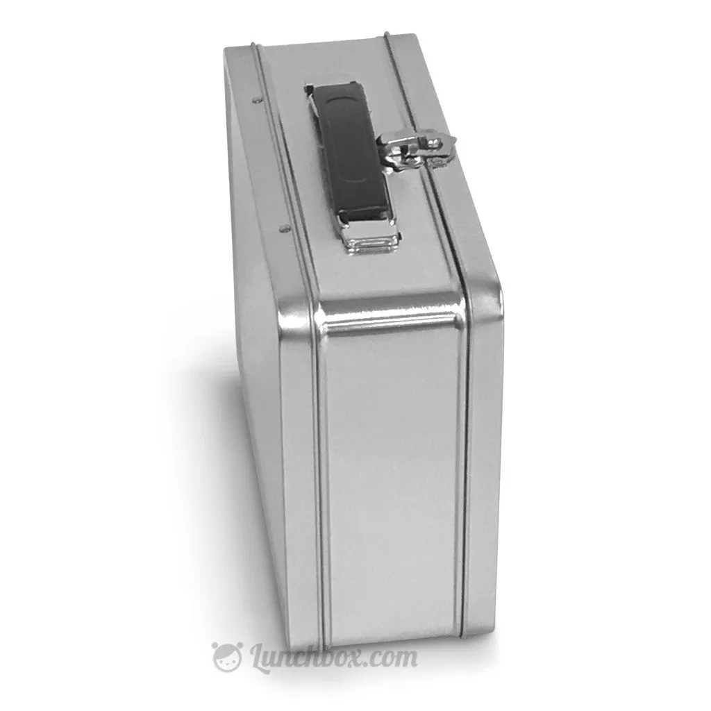 Medium Plain Metal Lunch Box
