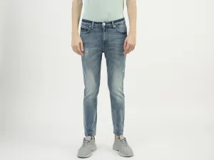 Men Solid Low Crotch Jeans