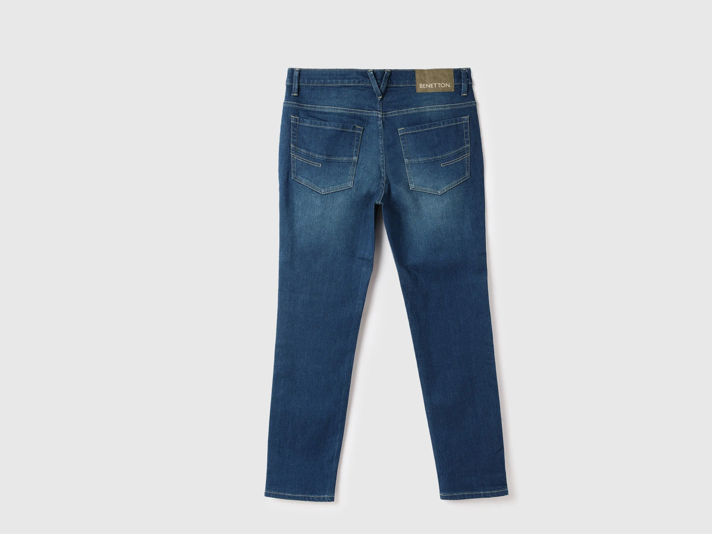 Men Solid Low Crotch Jeans
