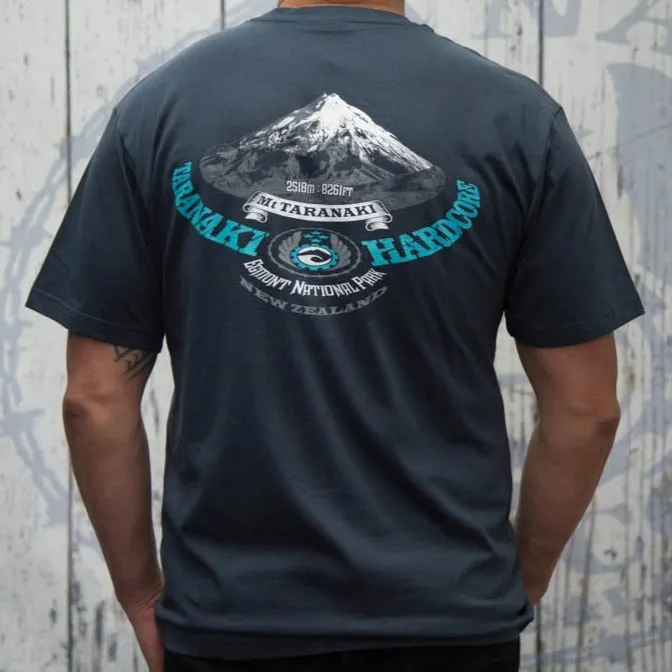 Mens Mountain T-Shirt - Airforce Blue