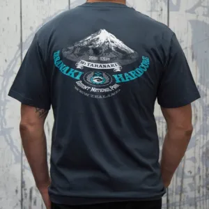 Mens Mountain T-Shirt - Airforce Blue