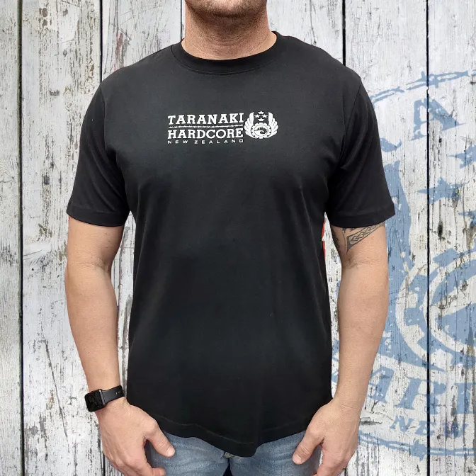 Mens Mountain To Sea T-Shirt - Black/White