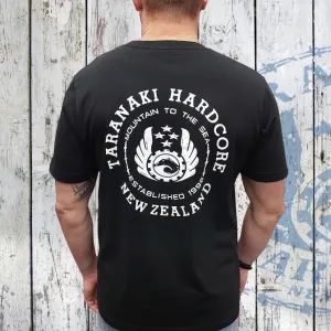 Mens Mountain To Sea T-Shirt - Black/White