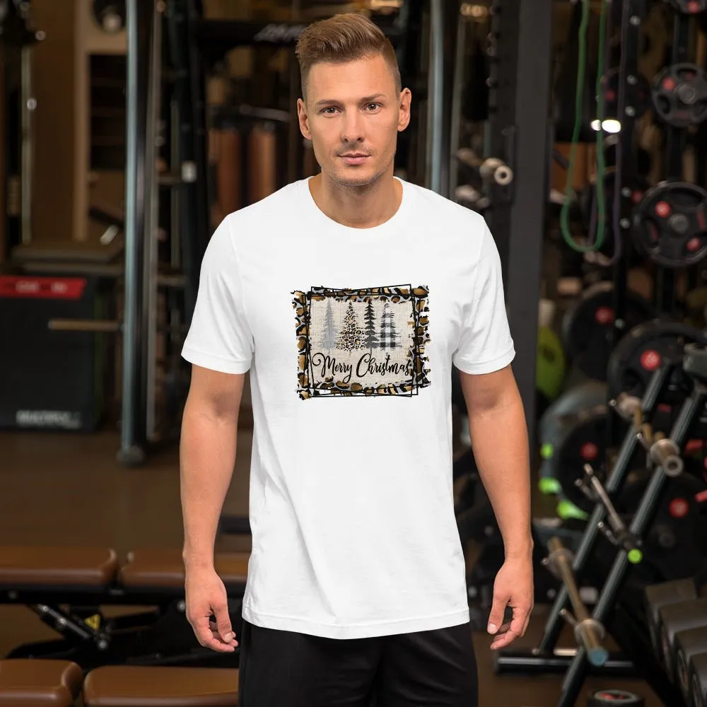 Merry Christmas Leopard Trees T-Shirt