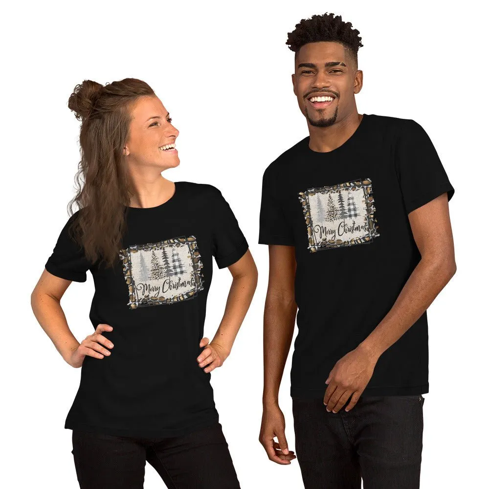 Merry Christmas Leopard Trees T-Shirt