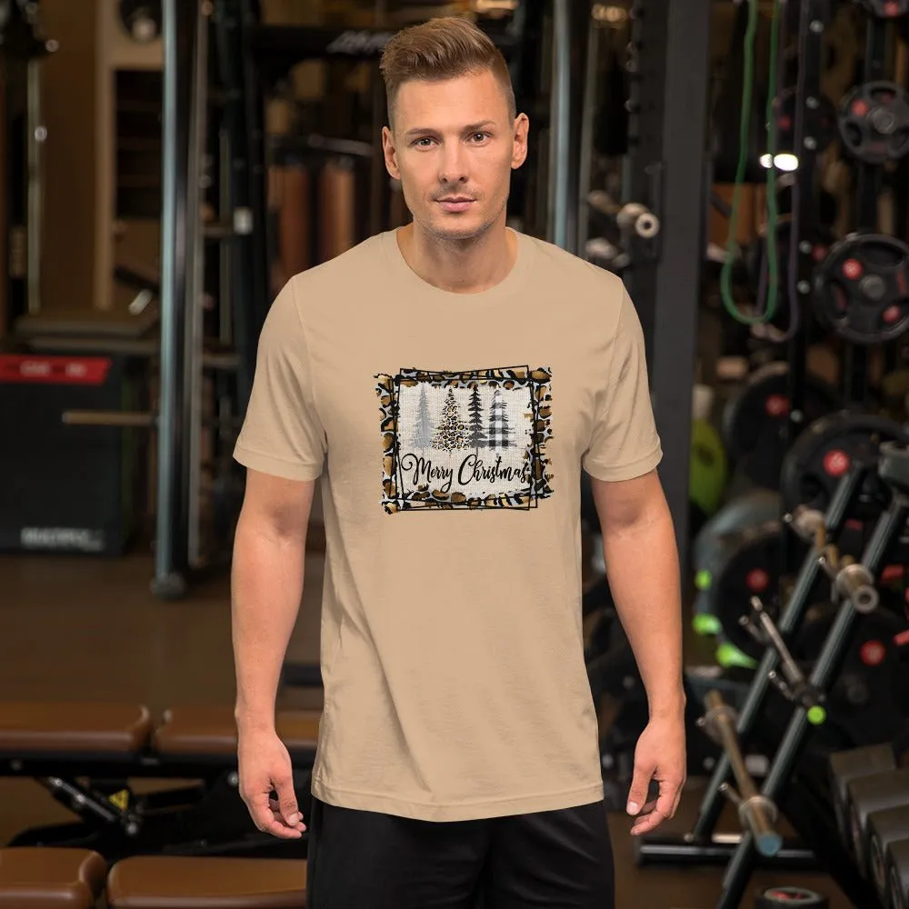 Merry Christmas Leopard Trees T-Shirt