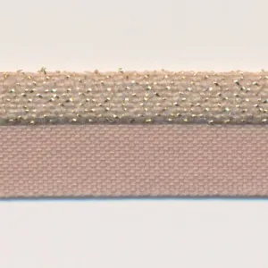 Metallic Stretch Piping (Gold) #34 Olive Gray