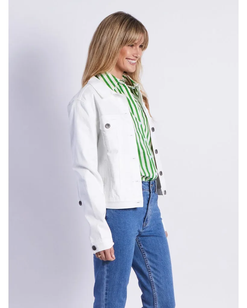 Monaco Jeans Rylan Denim Jacket - White