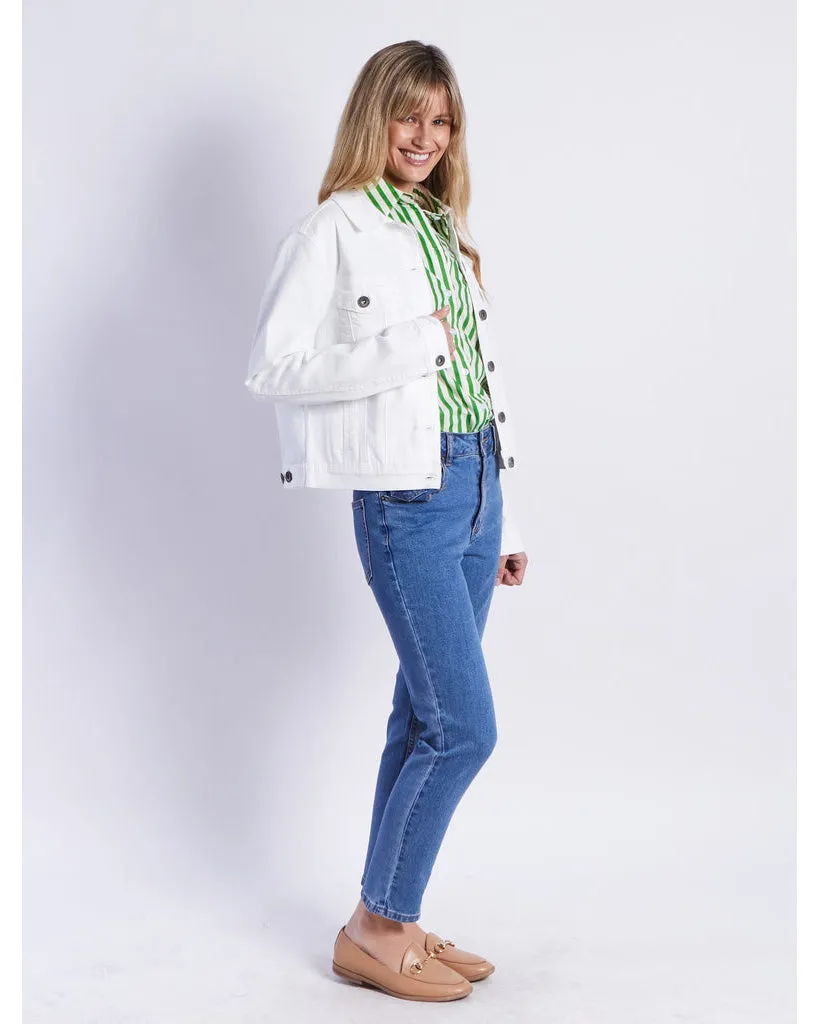 Monaco Jeans Rylan Denim Jacket - White