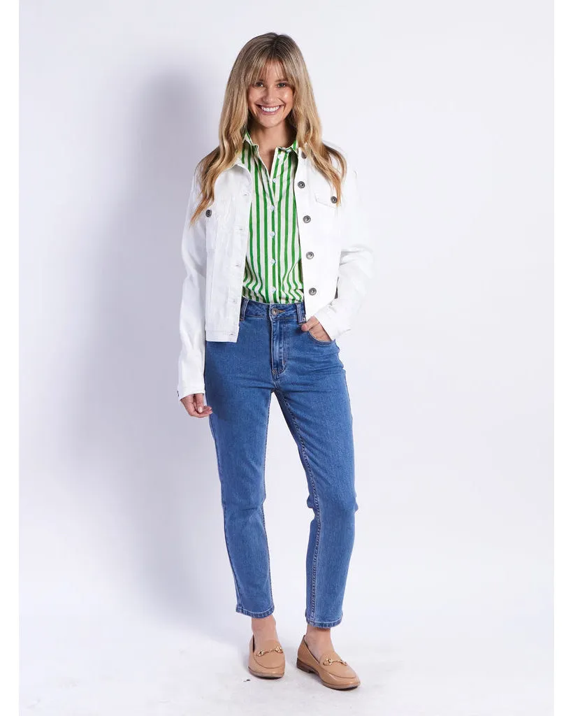 Monaco Jeans Rylan Denim Jacket - White