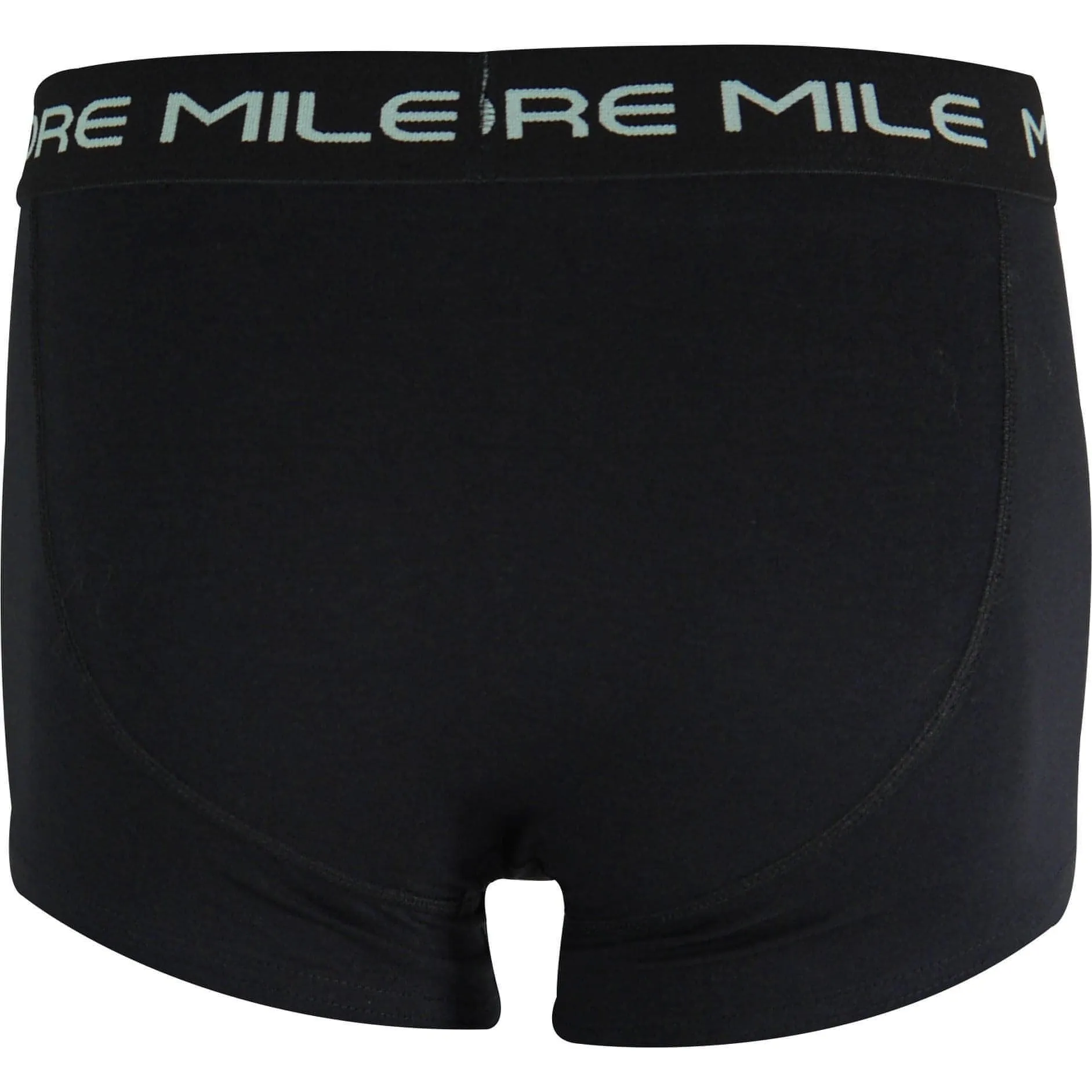 More Mile Classic (2 Pack) Mens Boxer Shorts - Black