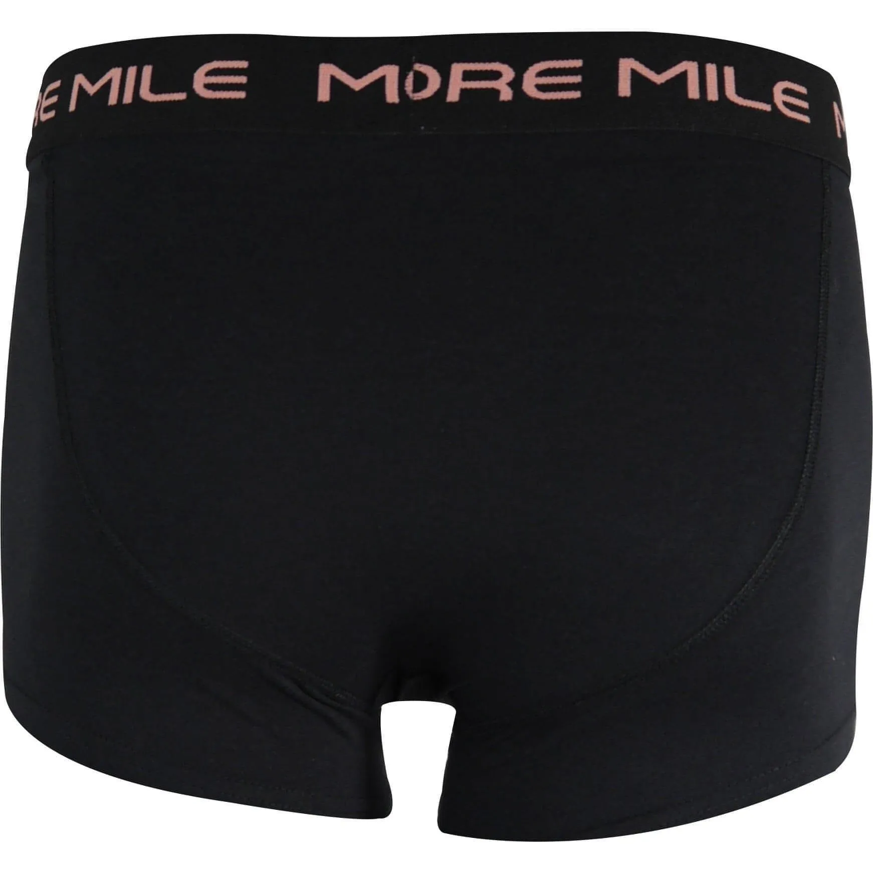 More Mile Classic (2 Pack) Mens Boxer Shorts - Black