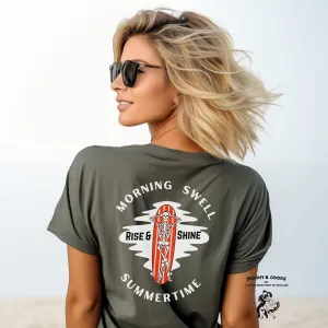 Morning Swell women's garment-dyed heavyweight t-shirt