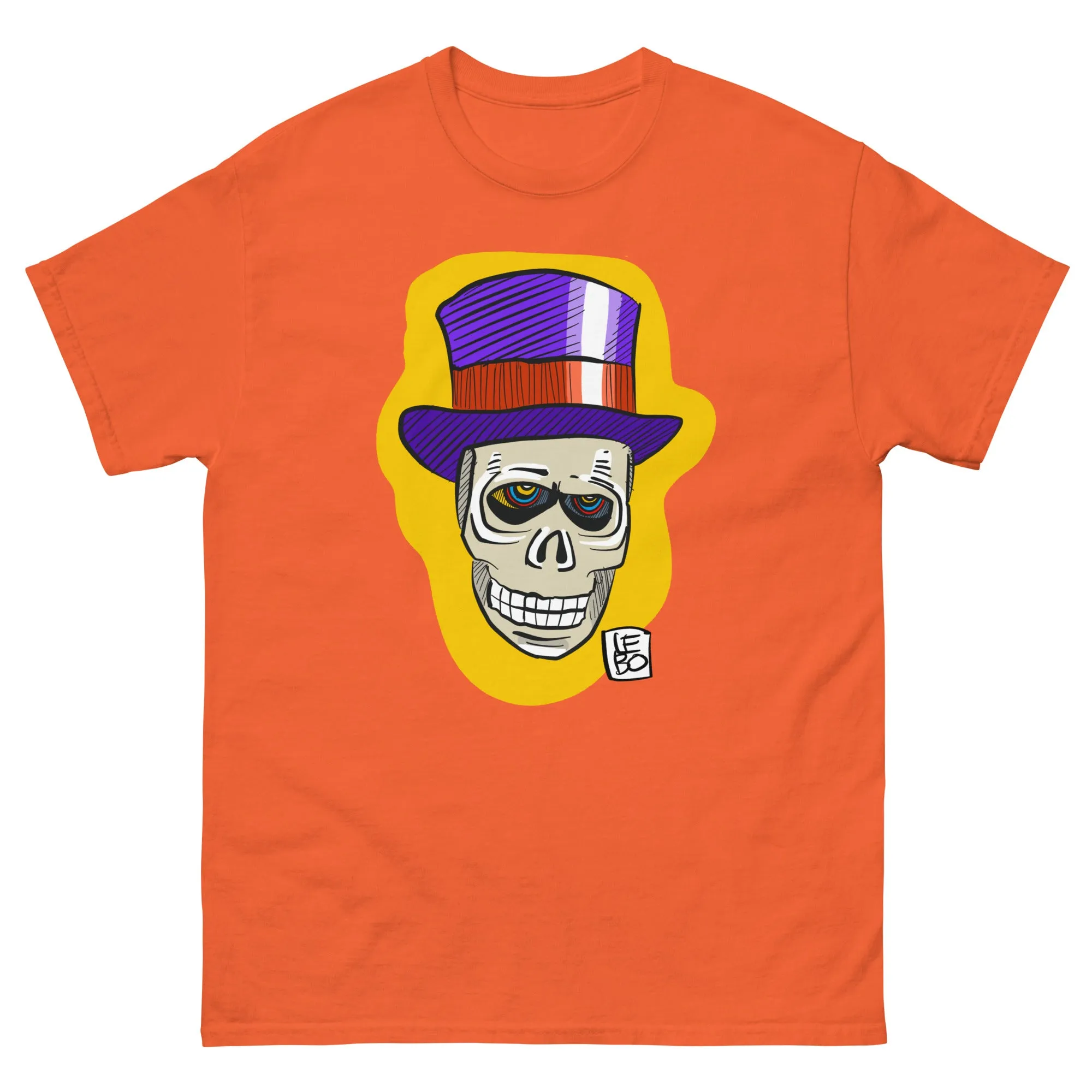 Mr Tricks & Treats Skull - Lebo Short Sleeve Unisex T-Shirt