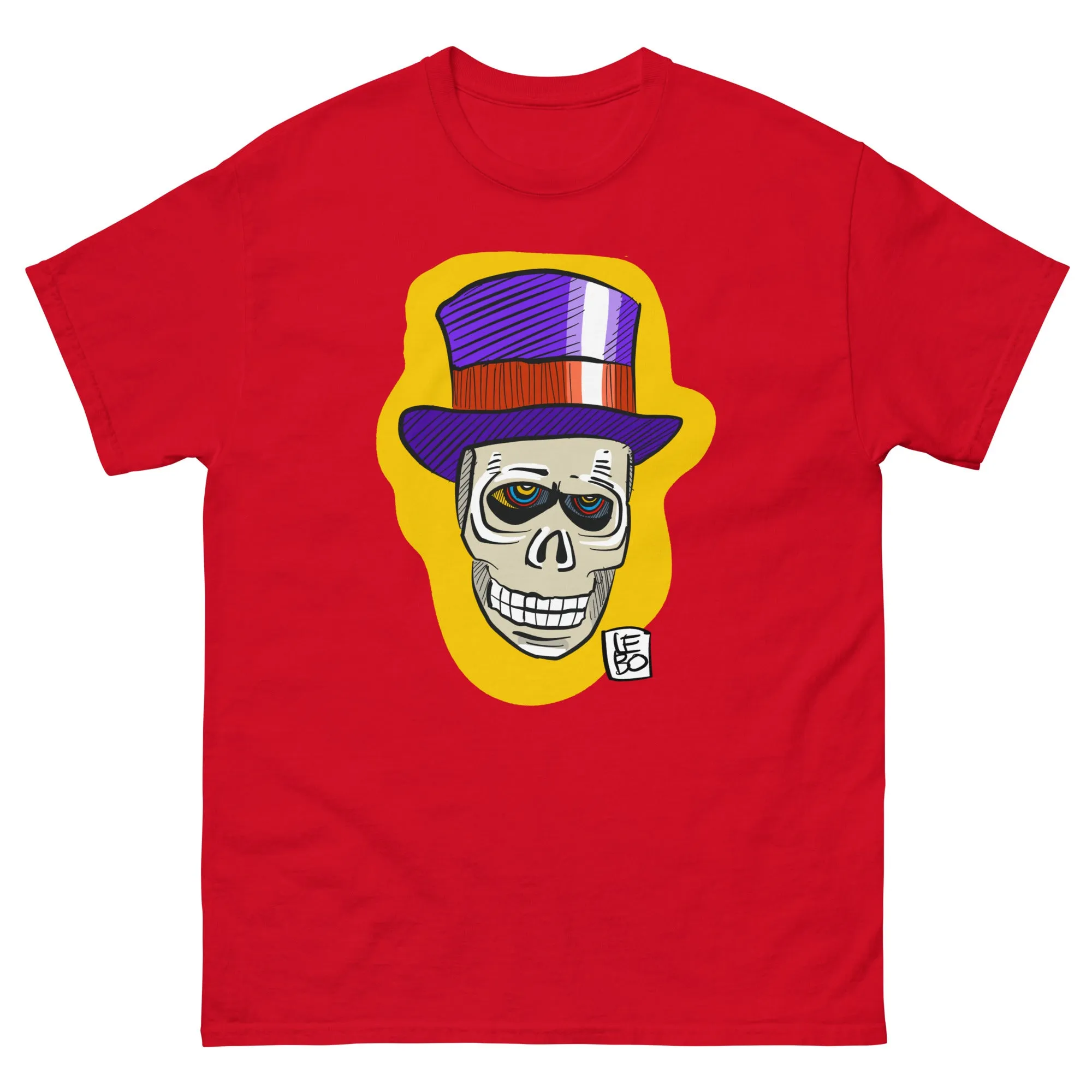 Mr Tricks & Treats Skull - Lebo Short Sleeve Unisex T-Shirt