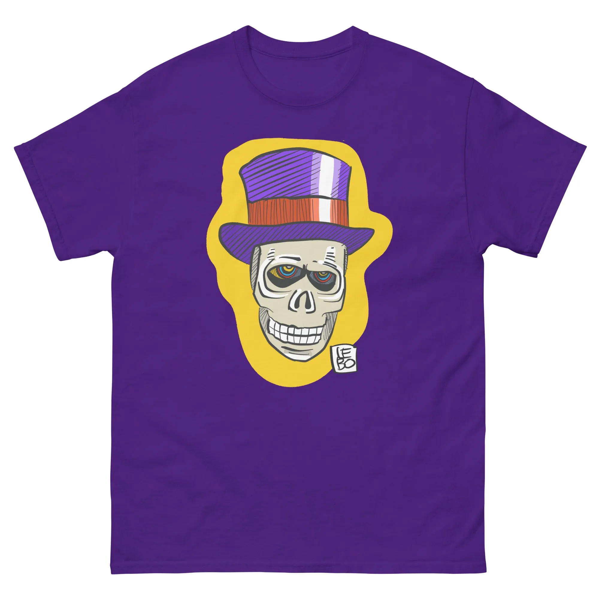 Mr Tricks & Treats Skull - Lebo Short Sleeve Unisex T-Shirt