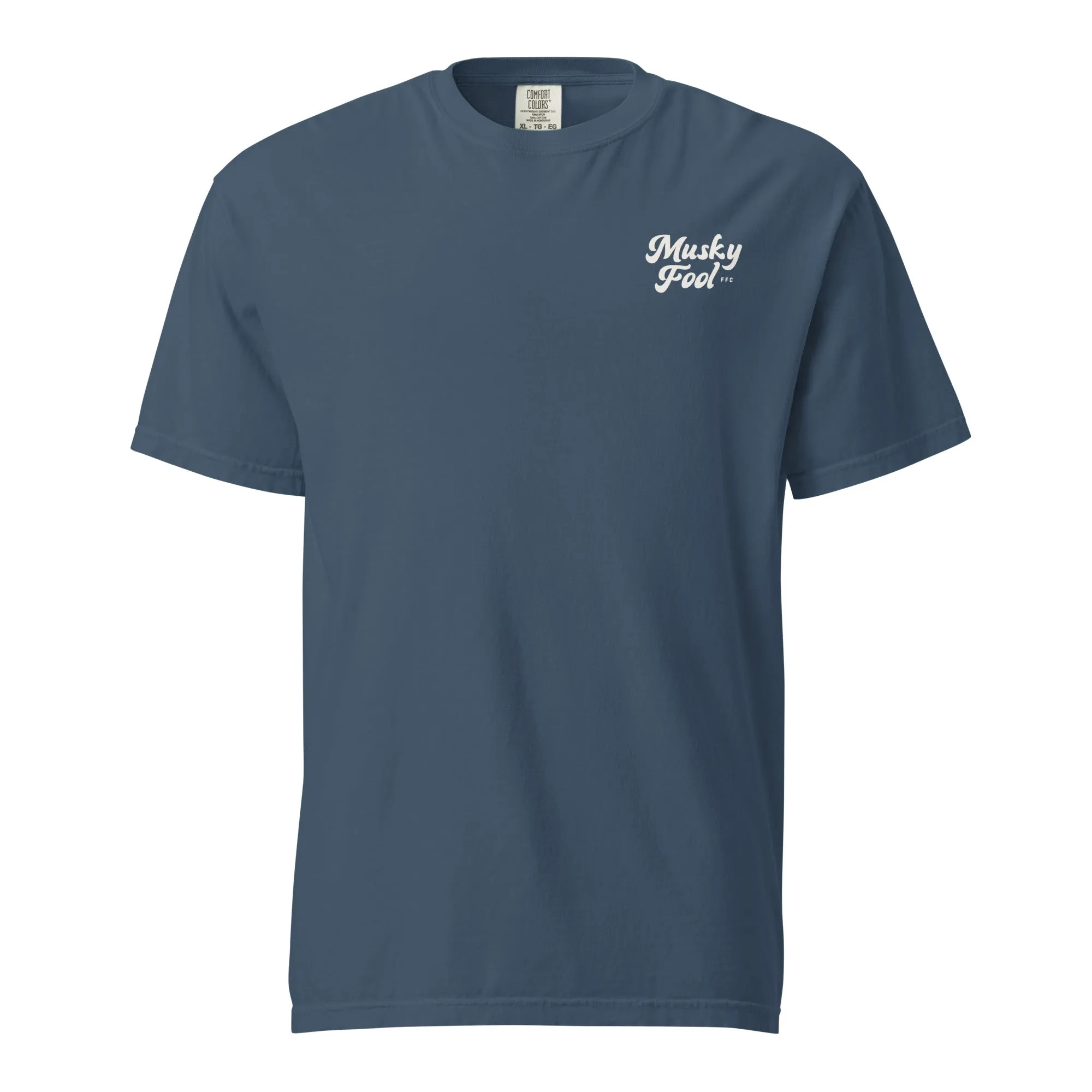 Musky Fool™ Penny White Logo T-Shirt