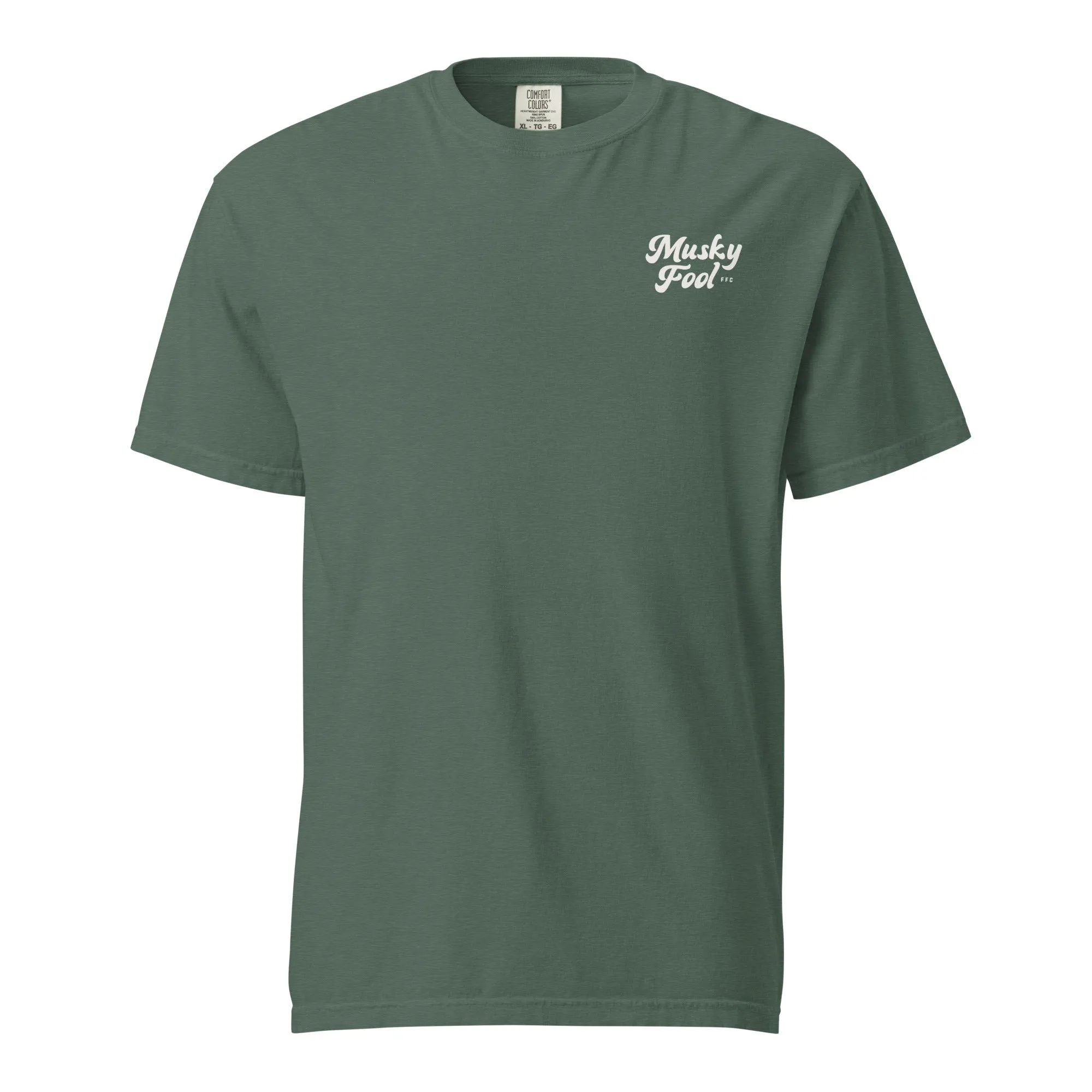 Musky Fool™ Penny White Logo T-Shirt