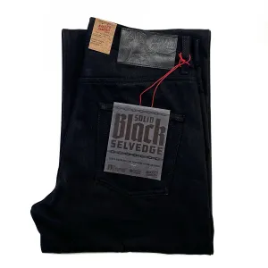 Naked & Famous Denim Solid Black Selvedge - Strong Guy Jeans