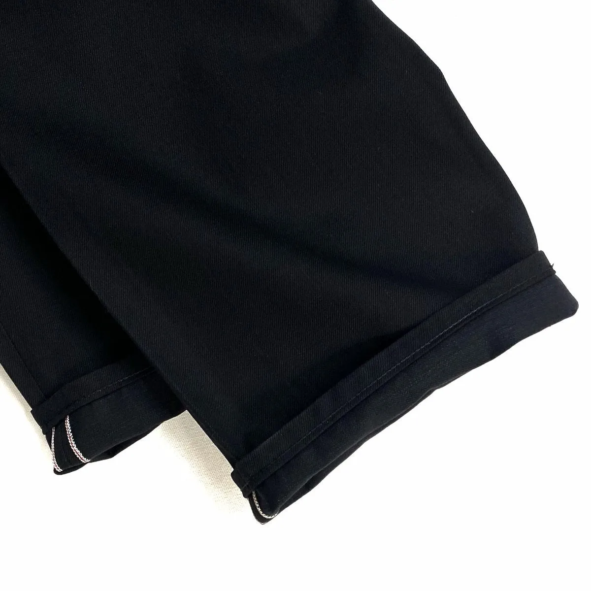 Naked & Famous Denim Solid Black Selvedge - Strong Guy Jeans