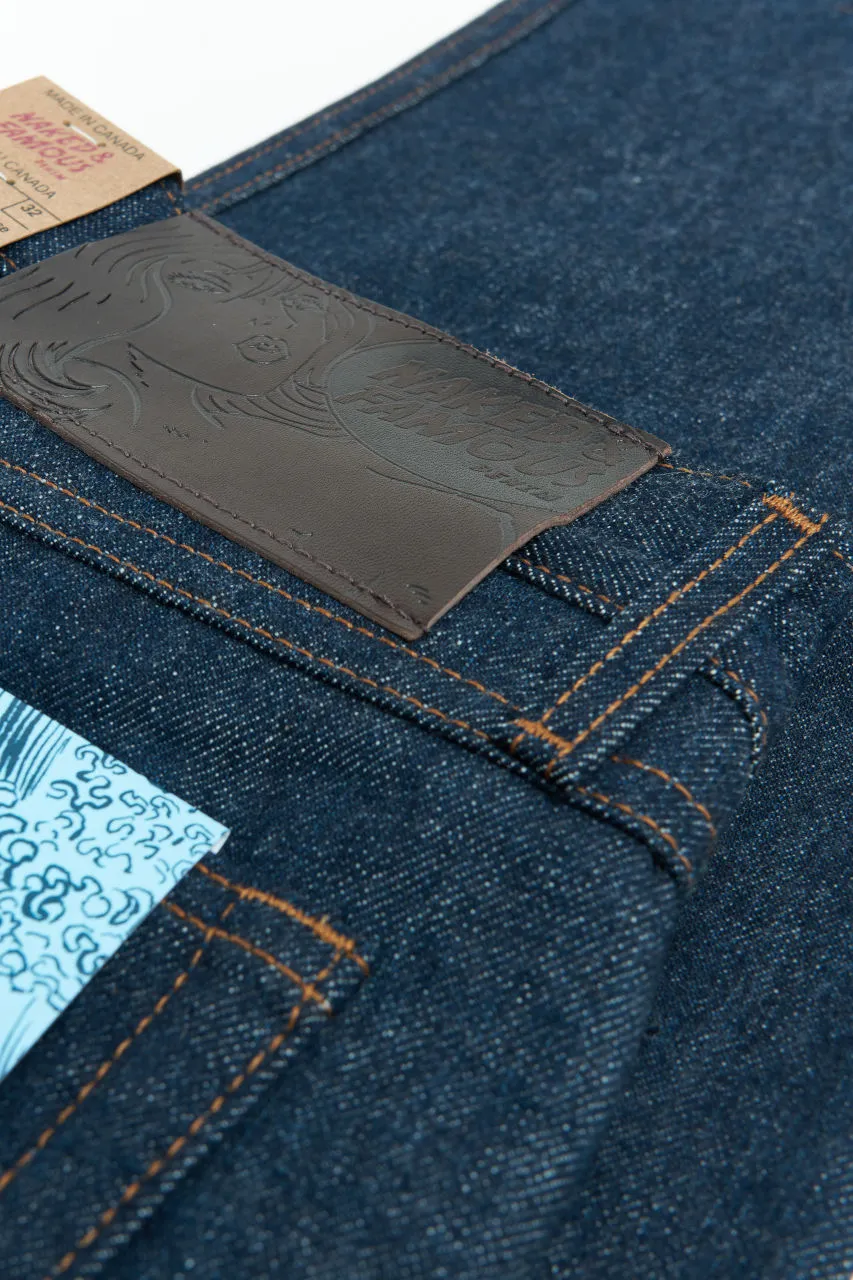Naked & Famous Denim True Guy Blue Wave Selvedge